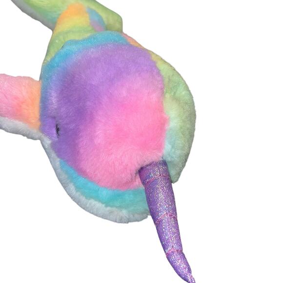 Official Girl Scouts Narwhal Plush Whale 13" Magical Rainbow Sea Animal Toy Gift - Picture 7 of 12
